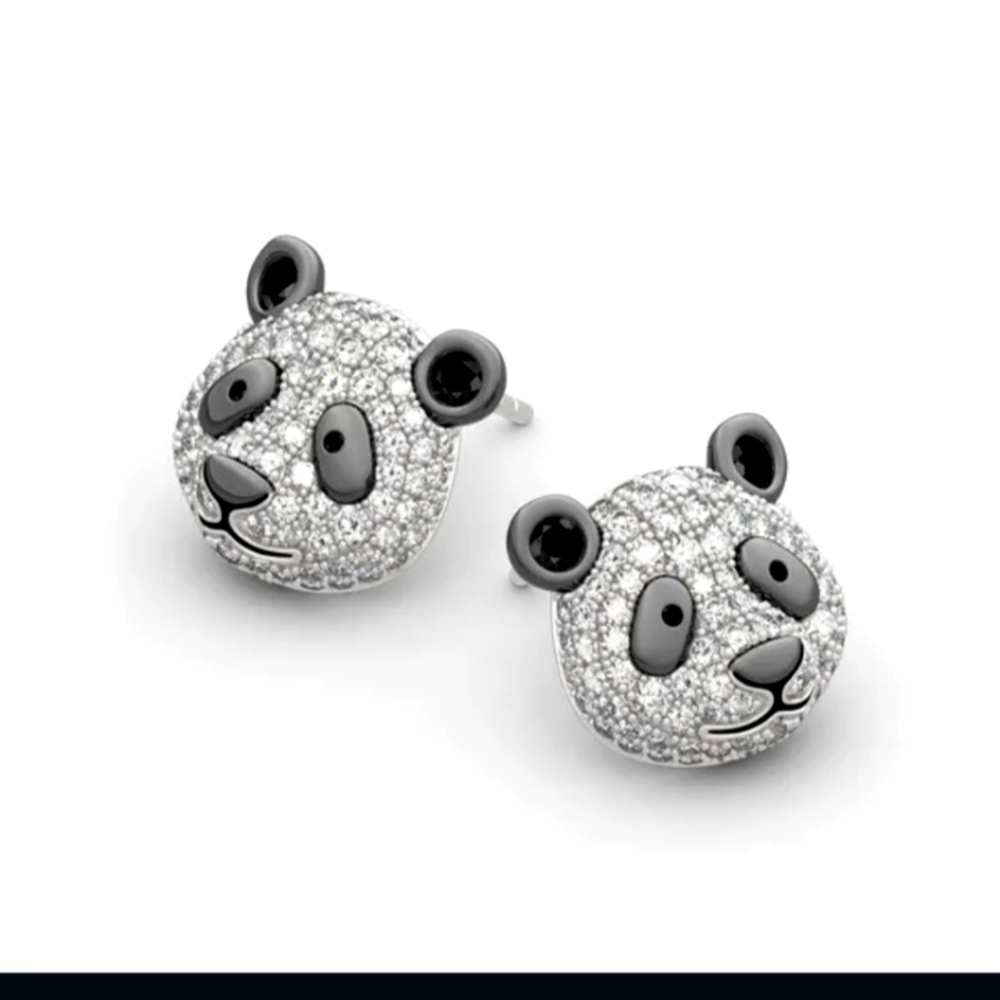New!!! Adorable Panda Earrings.